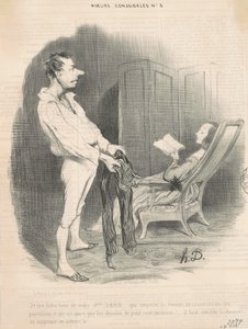 私はあなたのサンド夫人を気にしません... 作： Honoré Daumier