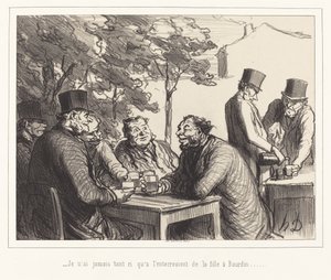 ブルダンの娘の葬式ほど笑ったことはない… 作： Honoré Daumier