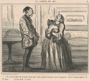 私にとって死は怖くない… 作： Honoré Daumier