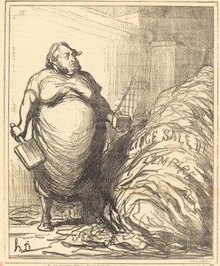すべてを洗い流すことはできない 作： Honoré Daumier