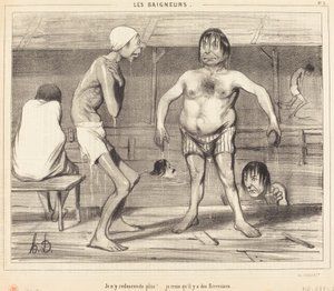 私は二度とそこに戻るつもりはありません!...私は思う... 作： Honoré Daumier