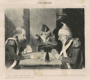 私は派閥の最大の敵です 作： Honoré Daumier