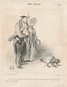 私はいつもあなたに言う、あなたの砂糖で... 作： Honoré Daumier