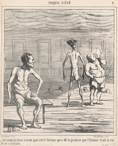 私は何を知りたい... 作： Honoré Daumier