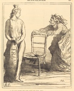 私はあなたが非常によく座っていることを保証します 作： Honoré Daumier