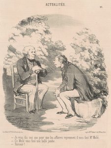 言っておきますが...モレさんが必要です... 作： Honoré Daumier