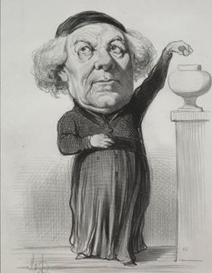 ジャンジャックファイエ、オルレアン司教、1849年。 作： Honoré Daumier