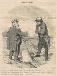あなたが限界を乱したと言う... 作： Honoré Daumier