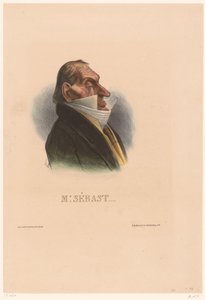 ホレス・セバスティアーニの似顔絵 氏。 セバスト (オブジェクトのタイトル) 作： Honoré Daumier
