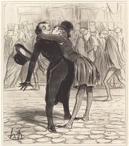 大学の友人 作： Honoré Daumier
