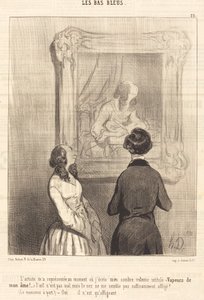 アーティストは、私が書くときに私を代表しました 作： Honoré Daumier