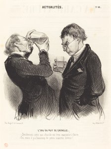 グルネルの井戸からの水 作： Honoré Daumier