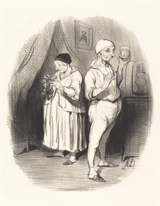 マスターの目 作： Honoré Daumier