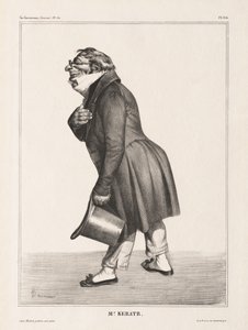La Caricature, Pl. 314, Comte de. ケラトリー 作： Honoré Daumier