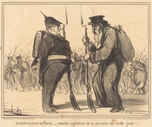 ロシアのマス・レヴィ… 作： Honoré Daumier