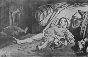ラルートランスノニアン、1834年 作： Honoré Daumier