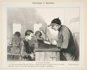 ザ オールド M 作： Honoré Daumier