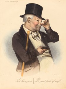 正しいグリップ 作： Honoré Daumier