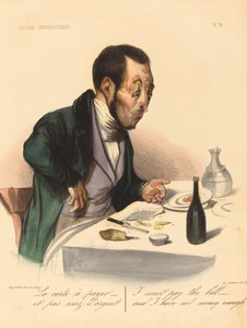 支払うカード 作： Honoré Daumier