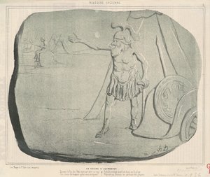 アガメムノンの怒り 作： Honoré Daumier