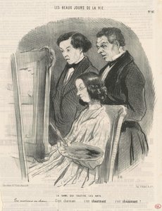 芸術を育む乙女 作： Honoré Daumier