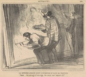 開演前最後の週… 作： Honoré Daumier