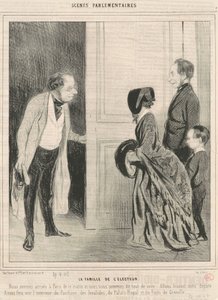 投票者の家族 作： Honoré Daumier