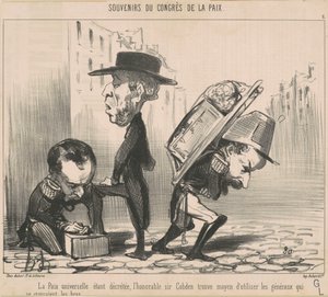 世界平和が宣言されている... 作： Honoré Daumier