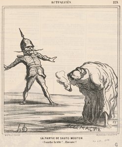 跳躍の部分 作： Honoré Daumier