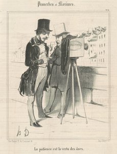 忍耐はロバの美徳 作： Honoré Daumier