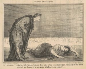 お姫様 作： Honoré Daumier