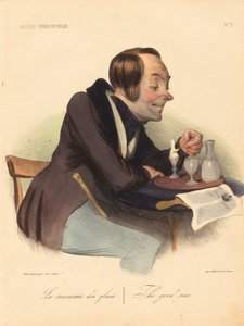 アイスクリームの名声 作： Honoré Daumier