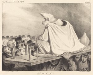 首振り 作： Honoré Daumier