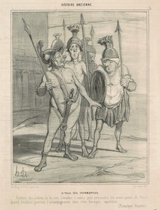 テルモピュライの前日 作： Honoré Daumier