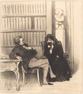 未亡人 作： Honoré Daumier