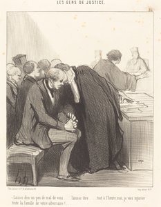 あなたのことを少し悪く言ってみましょう... 作： Honoré Daumier