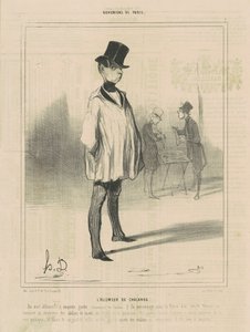 はしけのライター 作： Honoré Daumier