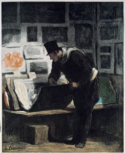 L "amateur d" prints Drawing by Honore Daumier 作： Honoré Daumier