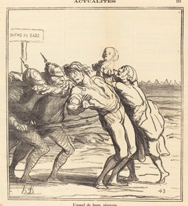 彼らの準備金の呼び出し 作： Honoré Daumier