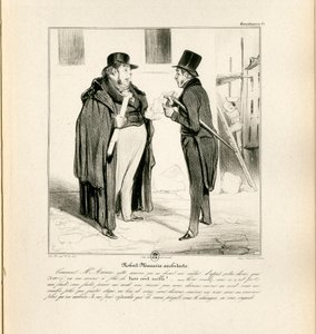 ル・シャリヴァリ、B＆Wで風刺を効かせる 作： Honoré Daumier