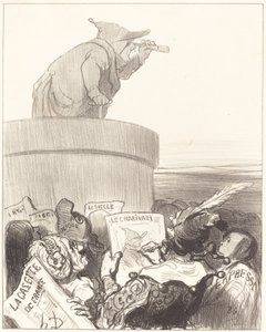 政治的地平を考える憲法 作： Honoré Daumier