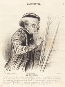 気が散る 作： Honoré Daumier