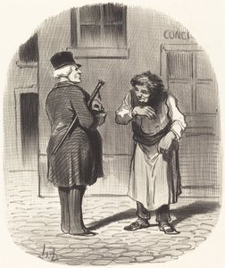 元旦 作： Honoré Daumier