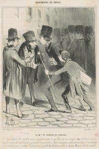 安全チェーンのMD 作： Honoré Daumier