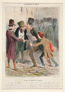 Chaines du Suretes の Md。 何から名付けられた安全チェーン 作： Honoré Daumier