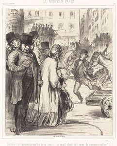 新しいパリ 作： Honoré Daumier