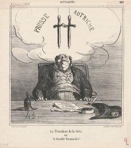 国会議長 作： Honoré Daumier