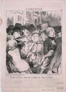 ショーの観客-私たちが支払わない日... 作： Honoré Daumier