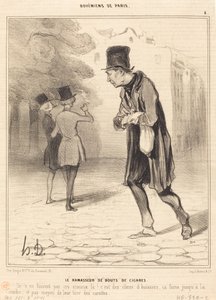 シガー スタブ コレクター 作： Honoré Daumier