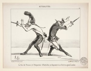 プロイセン王と 作： Honoré Daumier